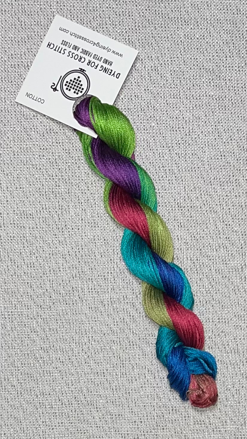 Cotton hand dyed floss - Bejewel