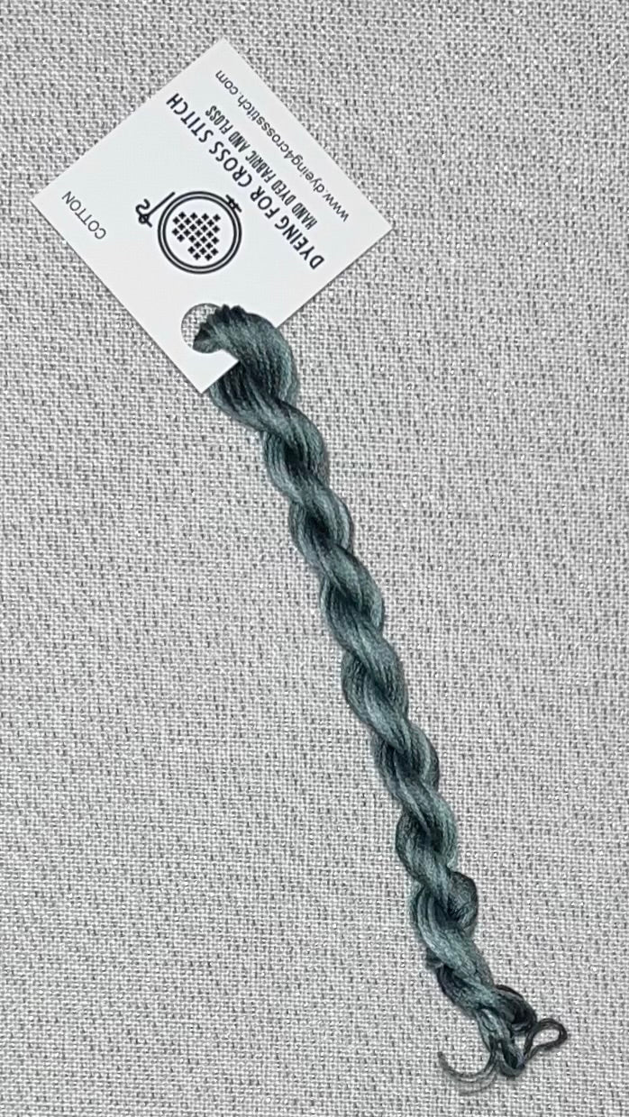 Cotton hand dyed floss - Rock Bottom