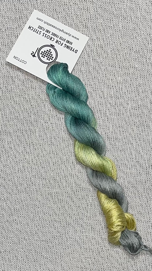 Cotton hand dyed floss - Concrete Jungle