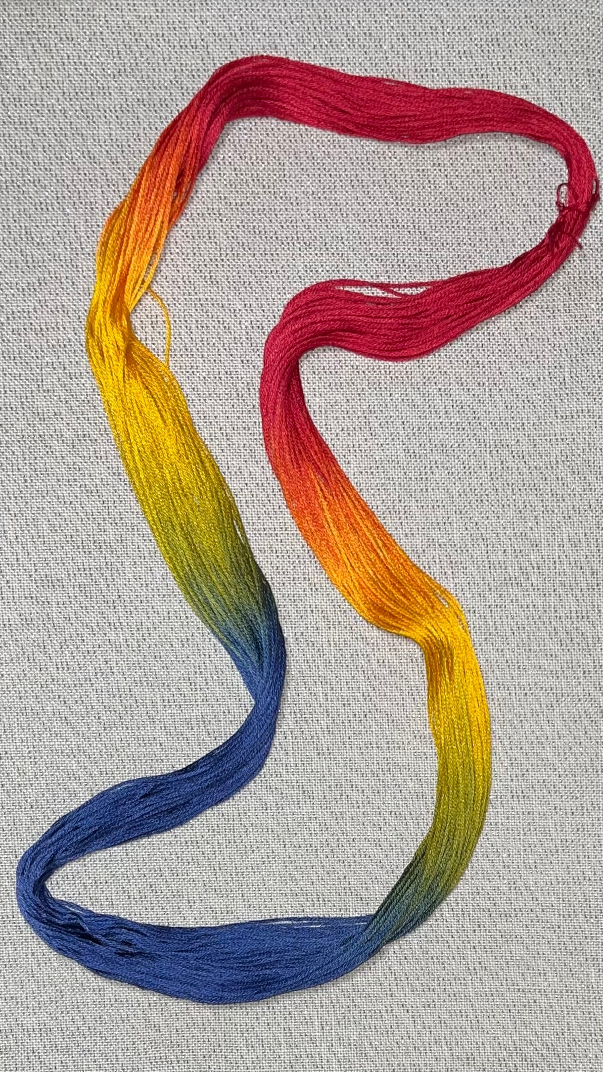 Cotton hand dyed floss - Carnie