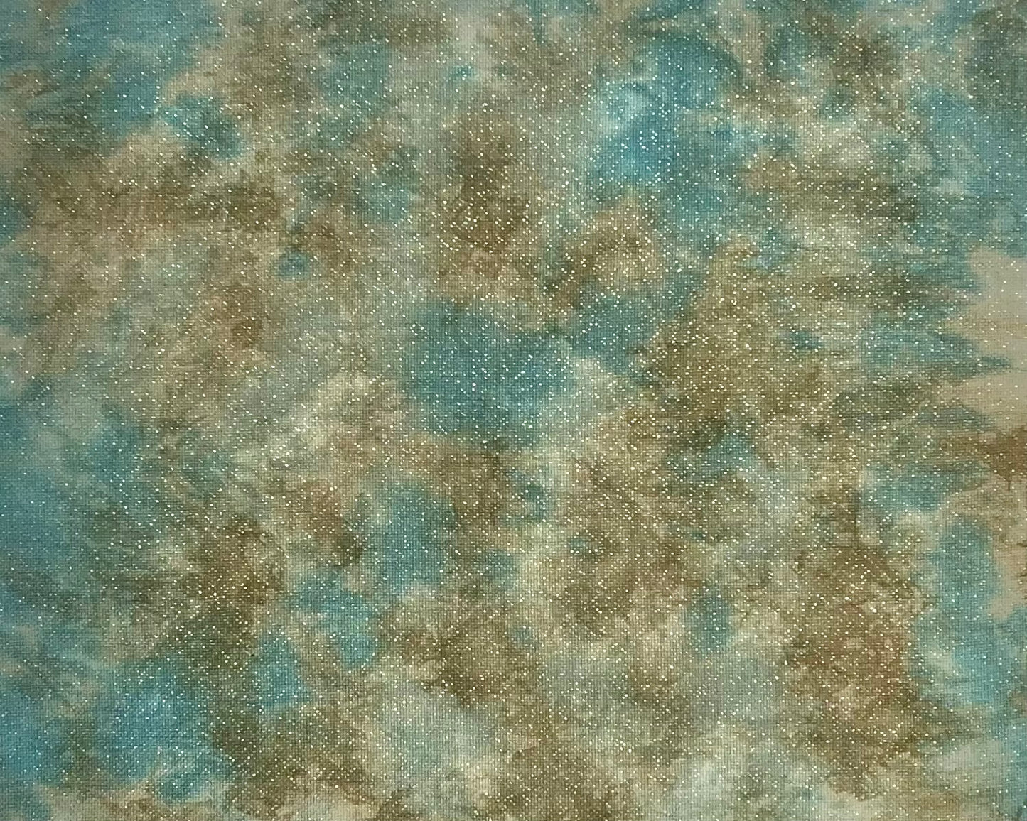 16ct Opal Aida misfit - Fat Quarter - Down to Earth Mis-dyed