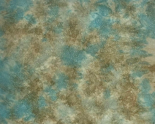 16ct Opal Aida misfit - Fat Quarter - Down to Earth Mis-dyed