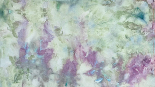 32ct linen - 18x27 - Ice Dyed 9B