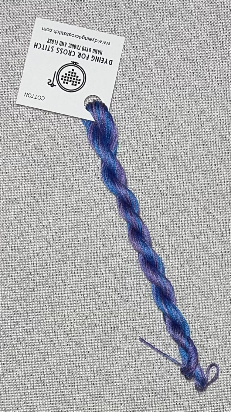 Cotton hand dyed floss - Just a Fairy Tale