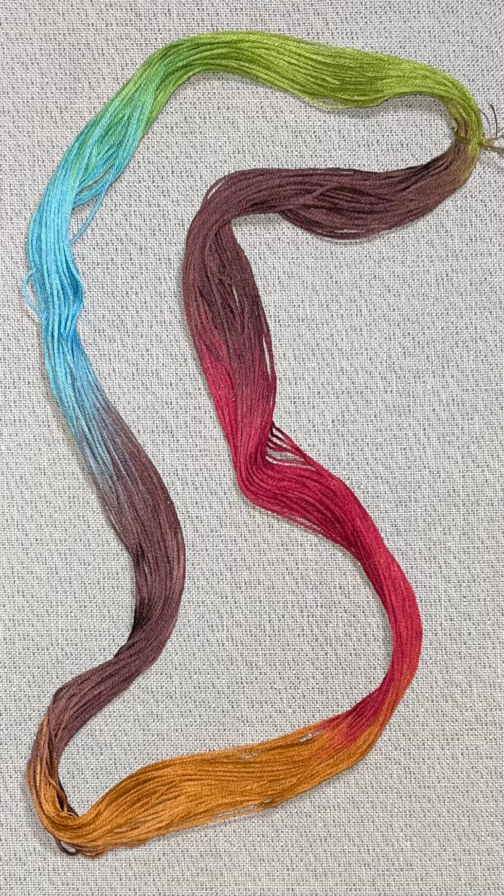 Cotton hand dyed floss - Montage