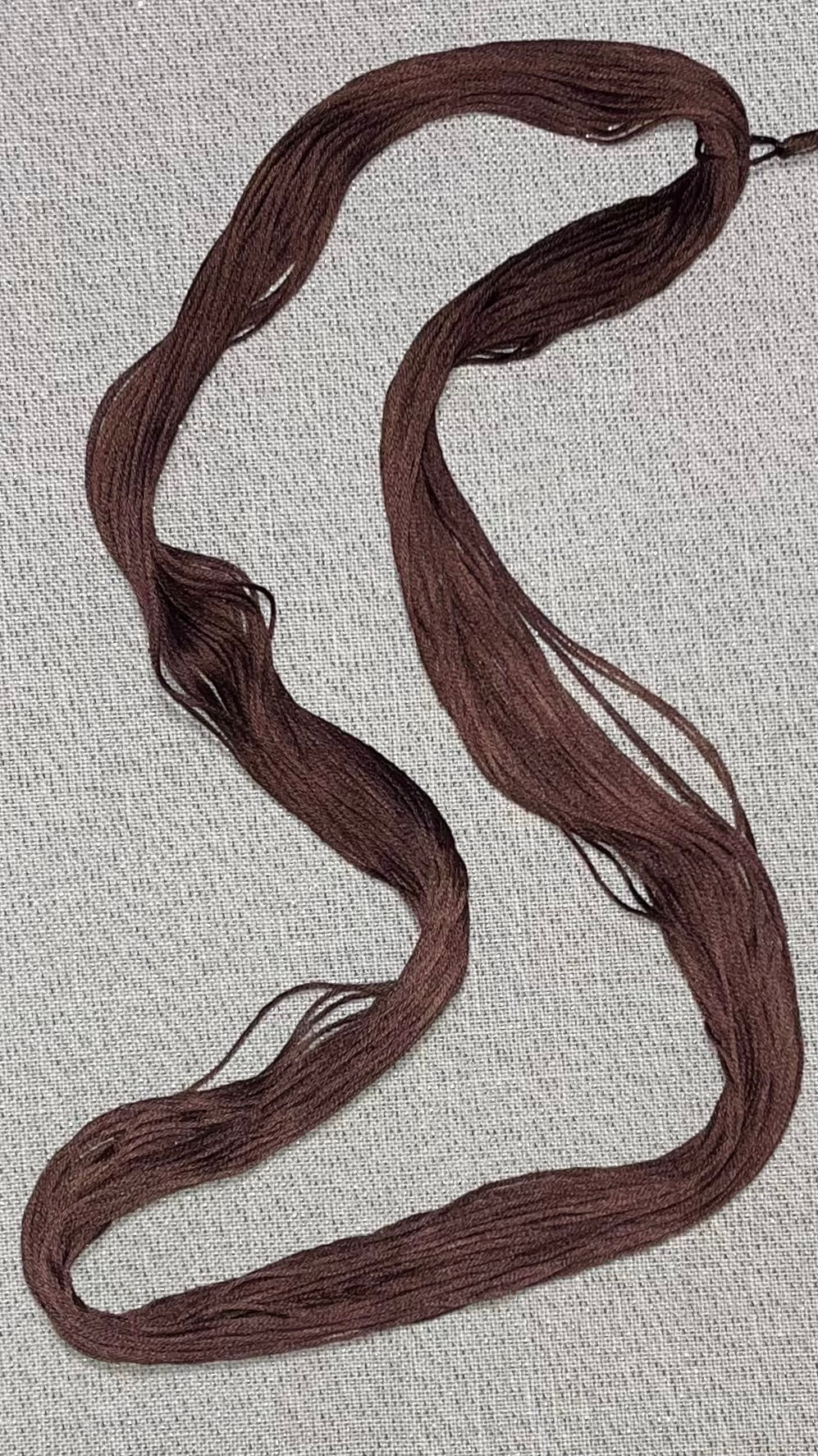 Cotton hand dyed floss - Rookwood