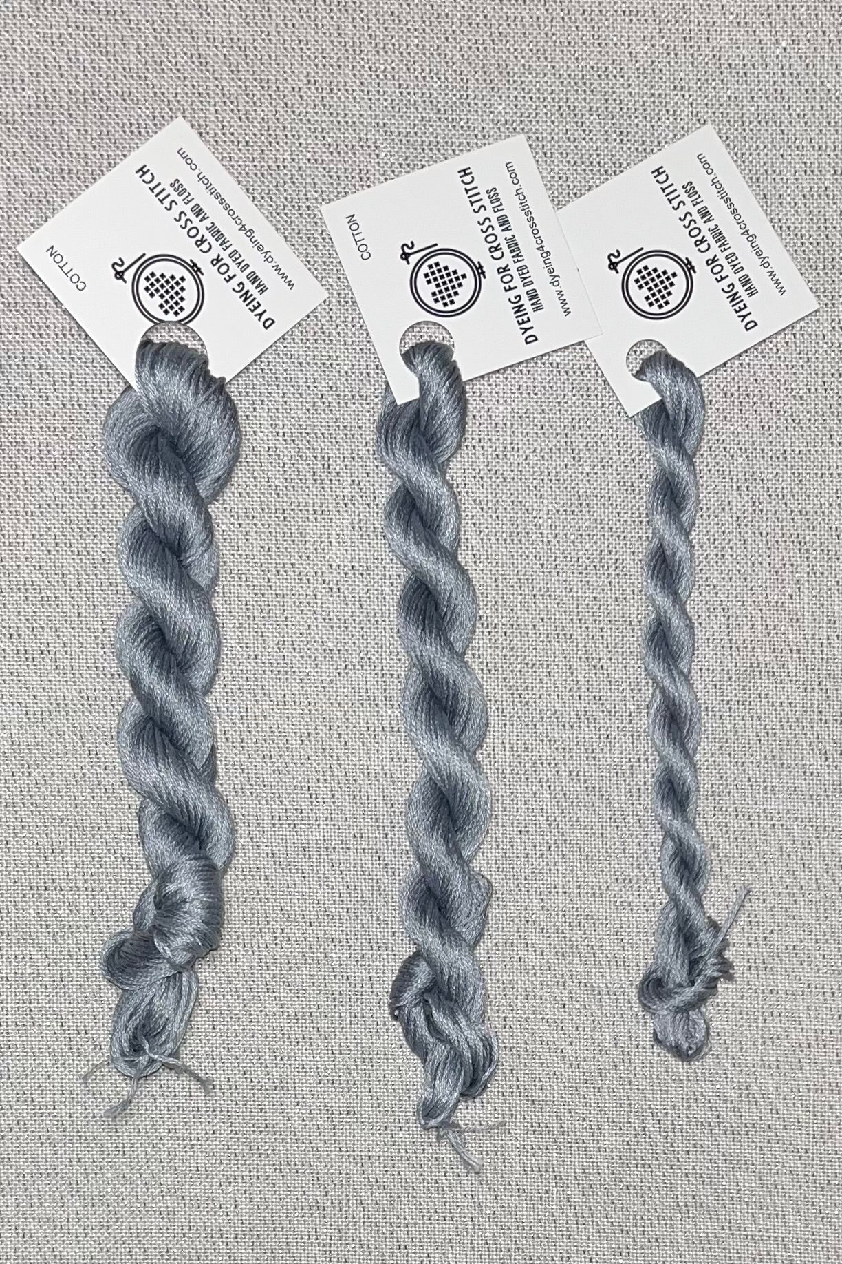 Cotton hand dyed floss - Gauntlet