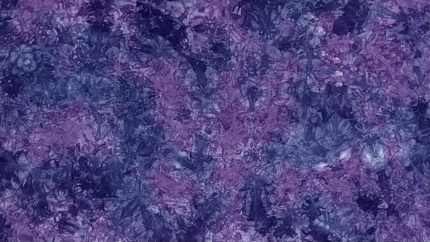 40ct Linen misfit - Fat Quarter - Purple & Blue flaw