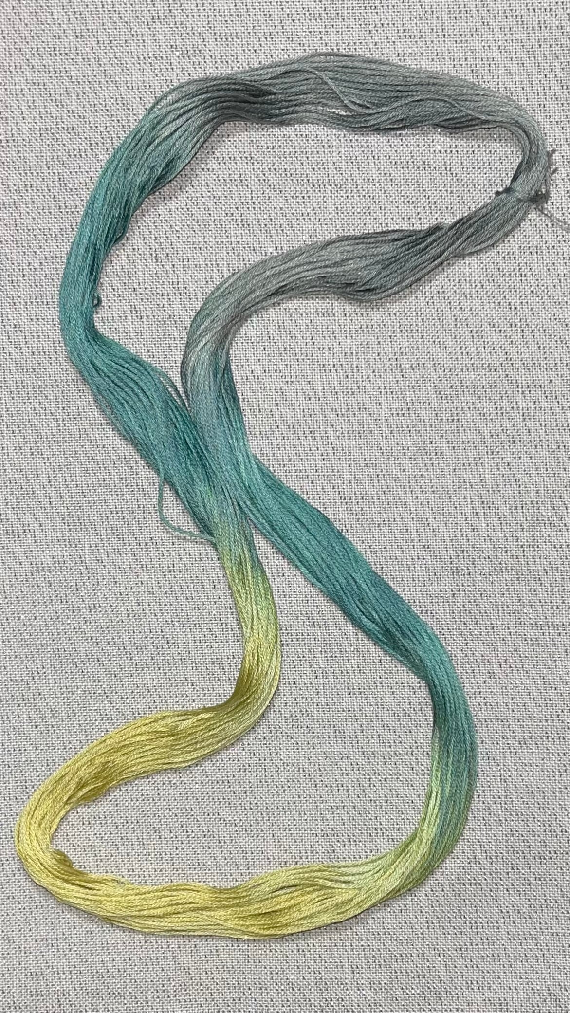 Cotton hand dyed floss - Concrete Jungle
