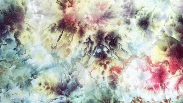 32ct linen - 18x27 - Ice Dyed 4