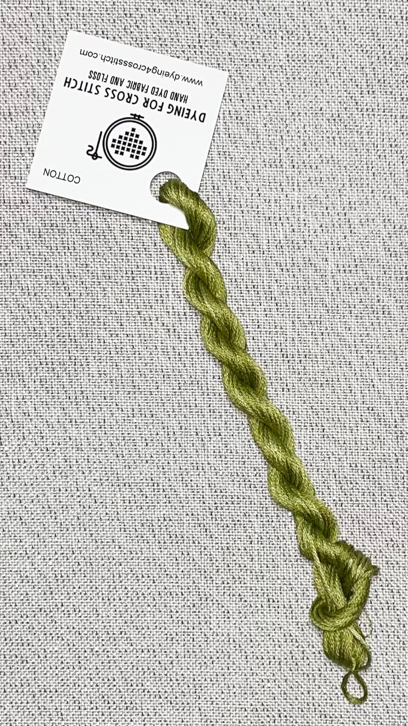 Cotton hand dyed floss - Leap Frog