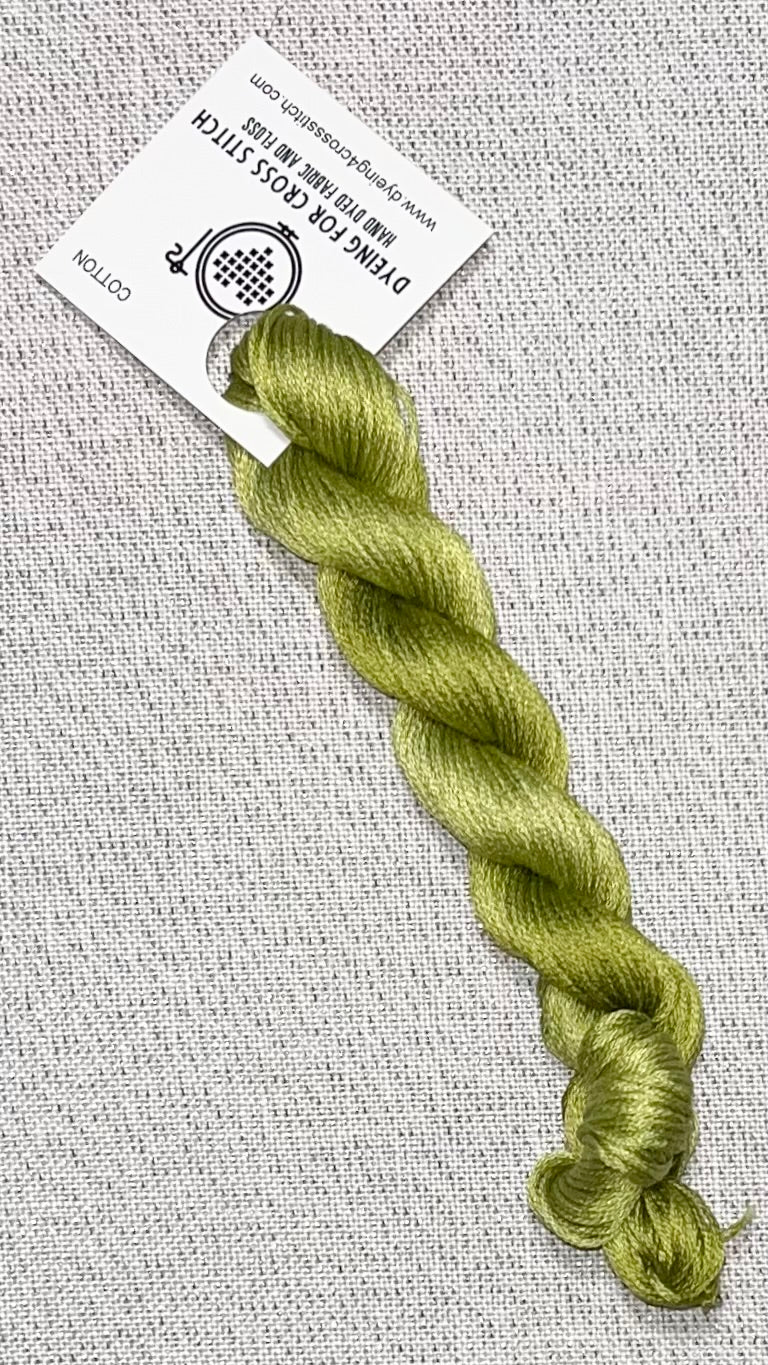 Cotton hand dyed floss - Leap Frog
