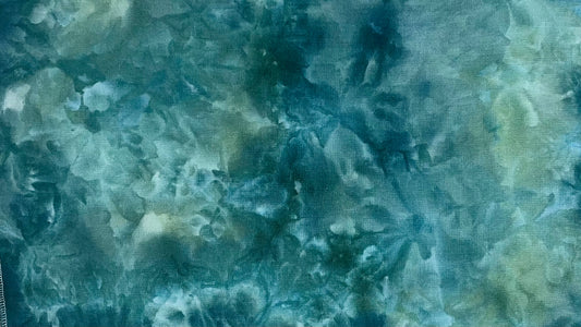 28ct linen - 18x27 - Ice Dyed 8