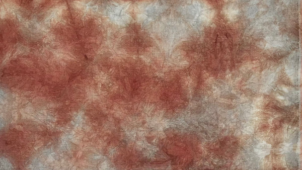 28ct linen - 18x27 - Burnt Oranges & Grays