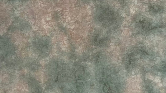 32ct linen misfit - Fat Quarter - Greens & Tans