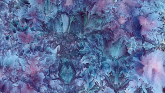 32ct linen - 18x27 - Ice Dyed 6 B