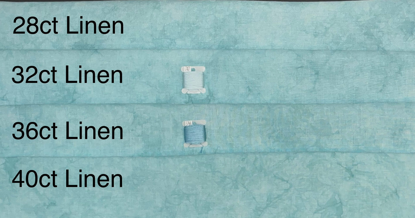 28ct Linen - Fat Quarter - April 2026 FOTM
