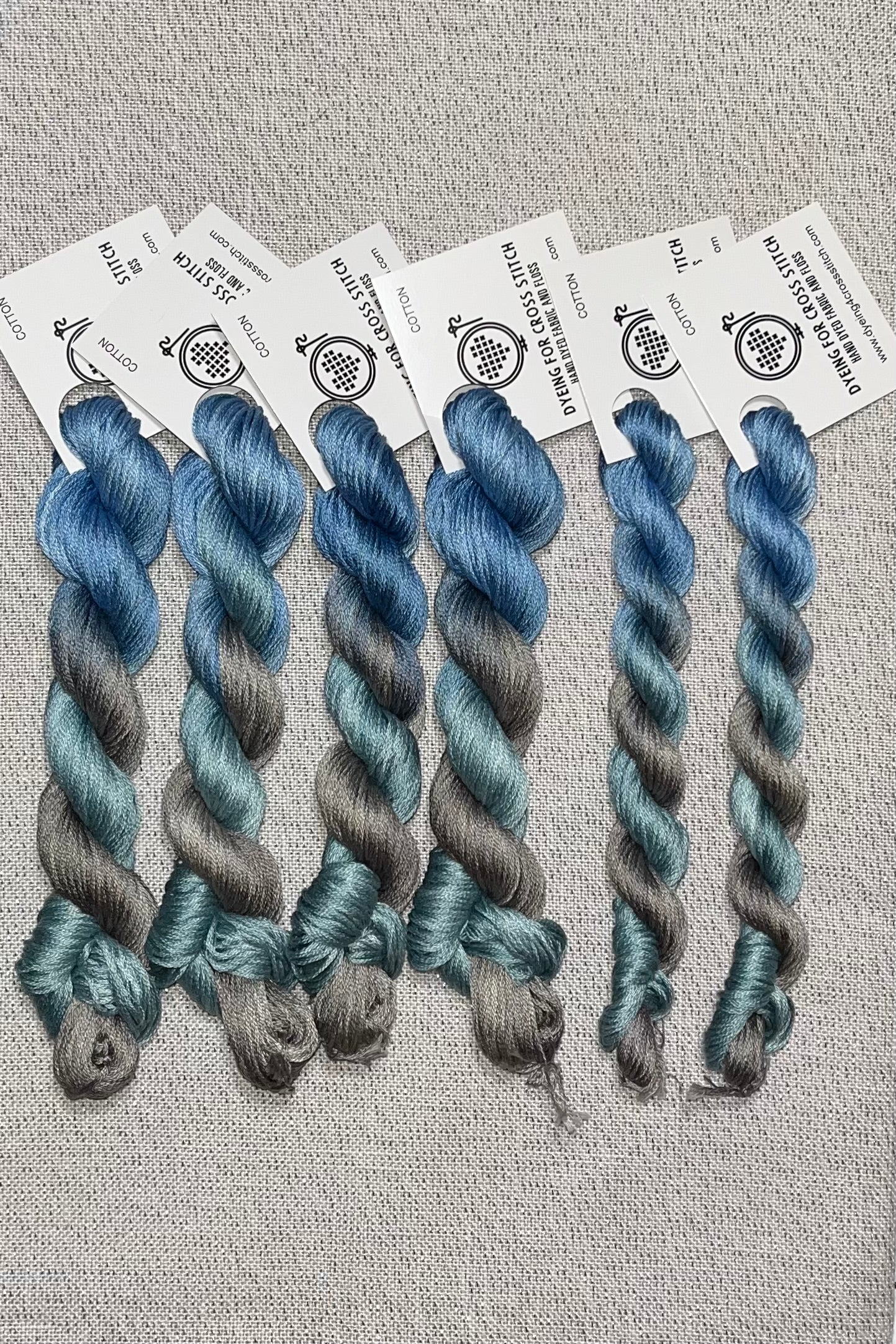 Cotton hand dyed floss - Mis-dyed 1