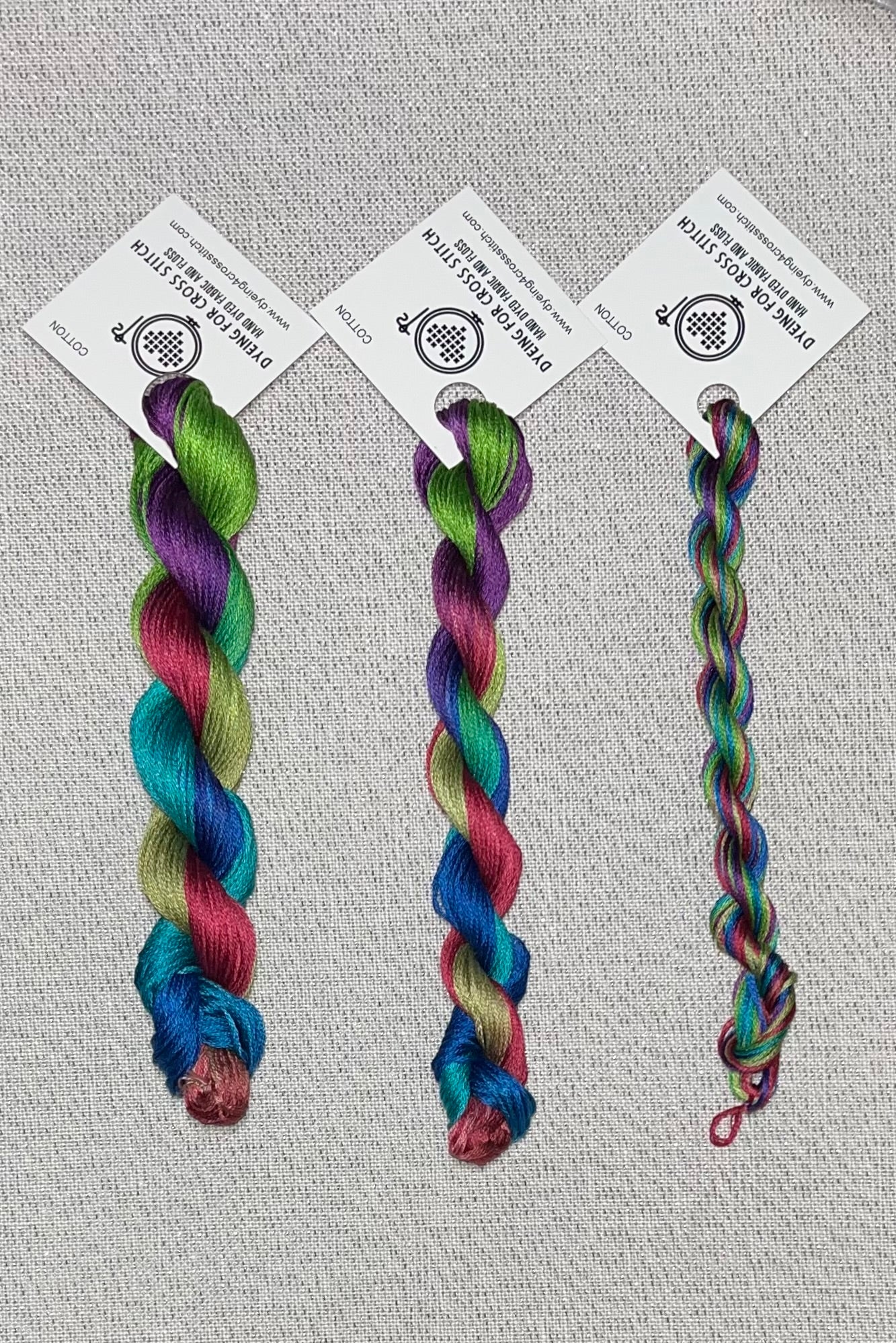 Cotton hand dyed floss - Bejewel