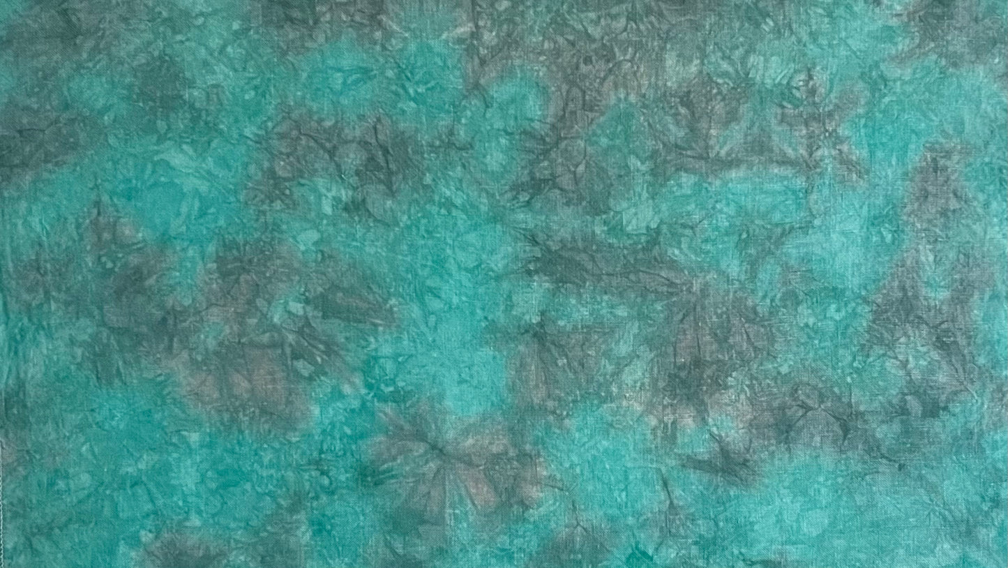 32ct linen - 18x27 - Turquoise - Light