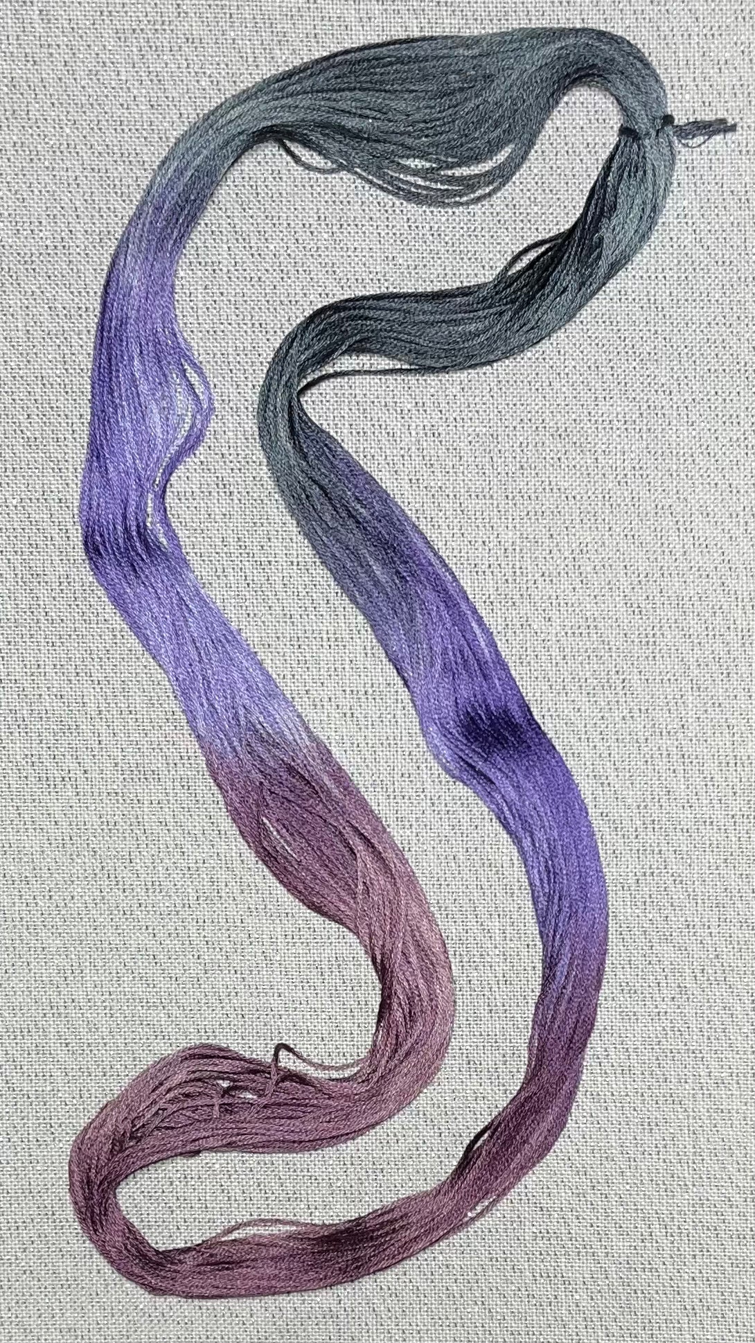 Cotton hand dyed floss - Peacock Party
