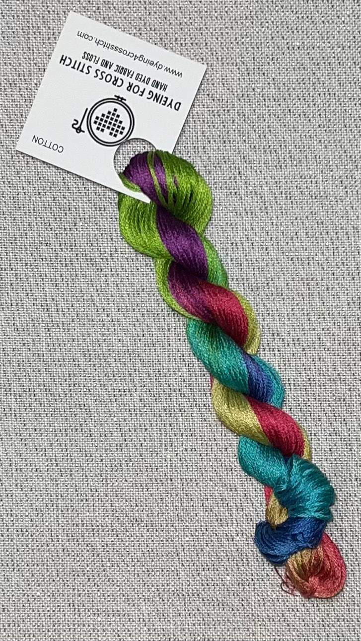 Cotton hand dyed floss - Bejewel