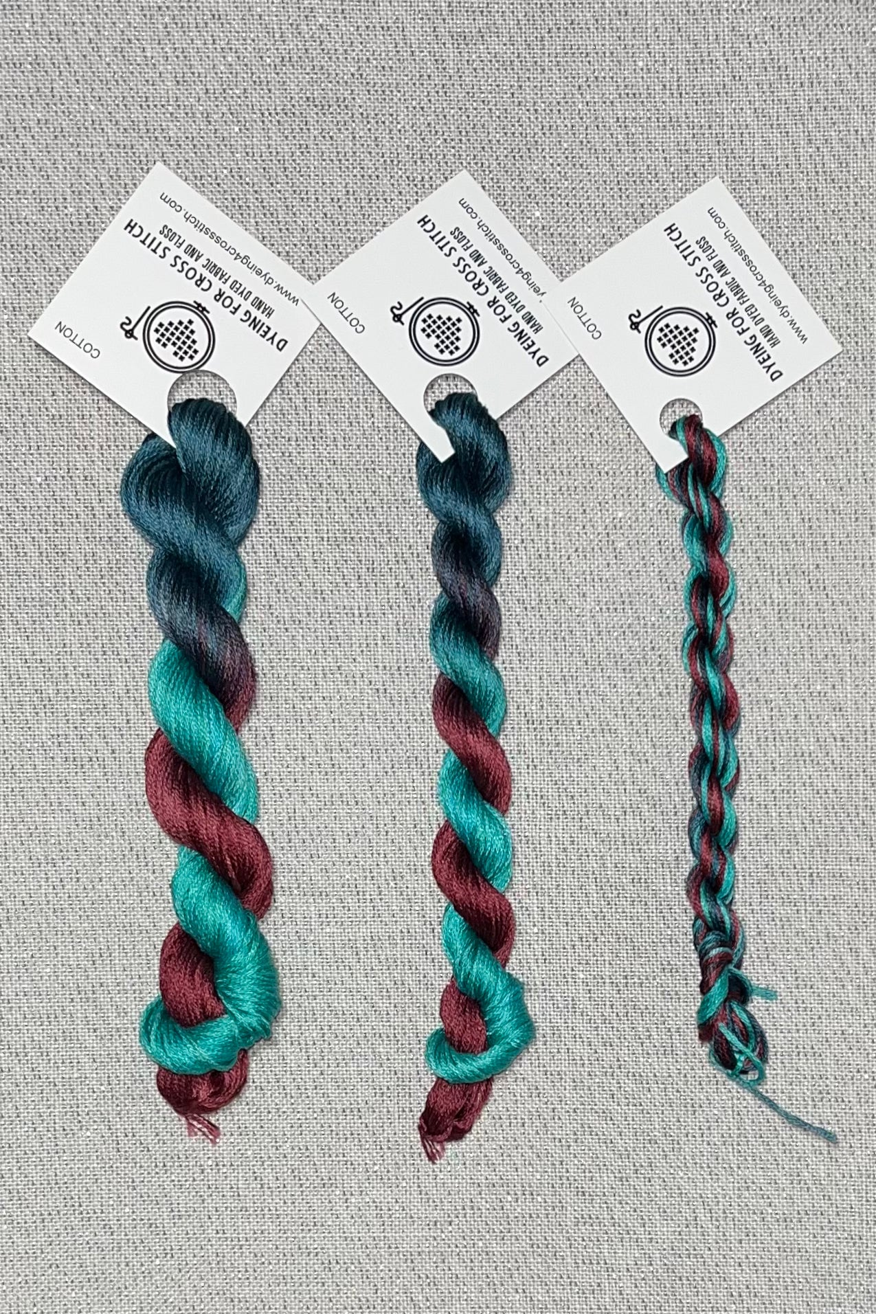 Cotton hand dyed floss - Hysteria