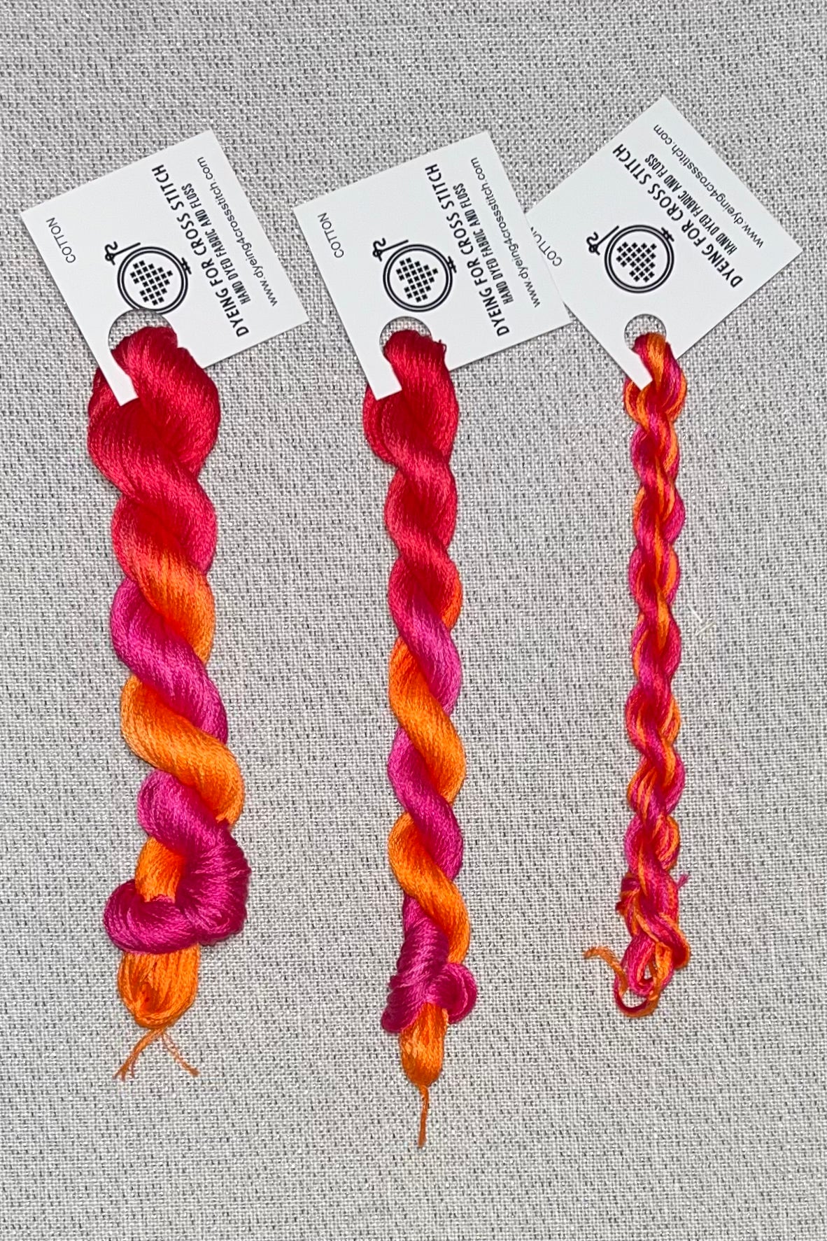 Cotton hand dyed floss - Gerber