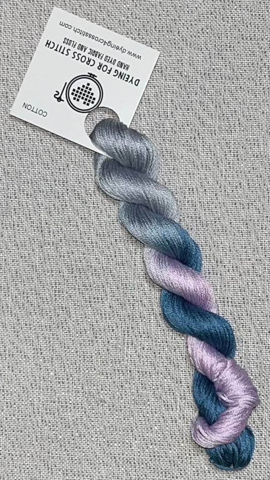 Cotton hand dyed floss - So Long Shadow