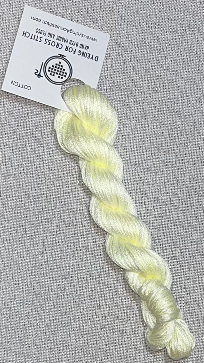 Cotton hand dyed floss - Chiffon