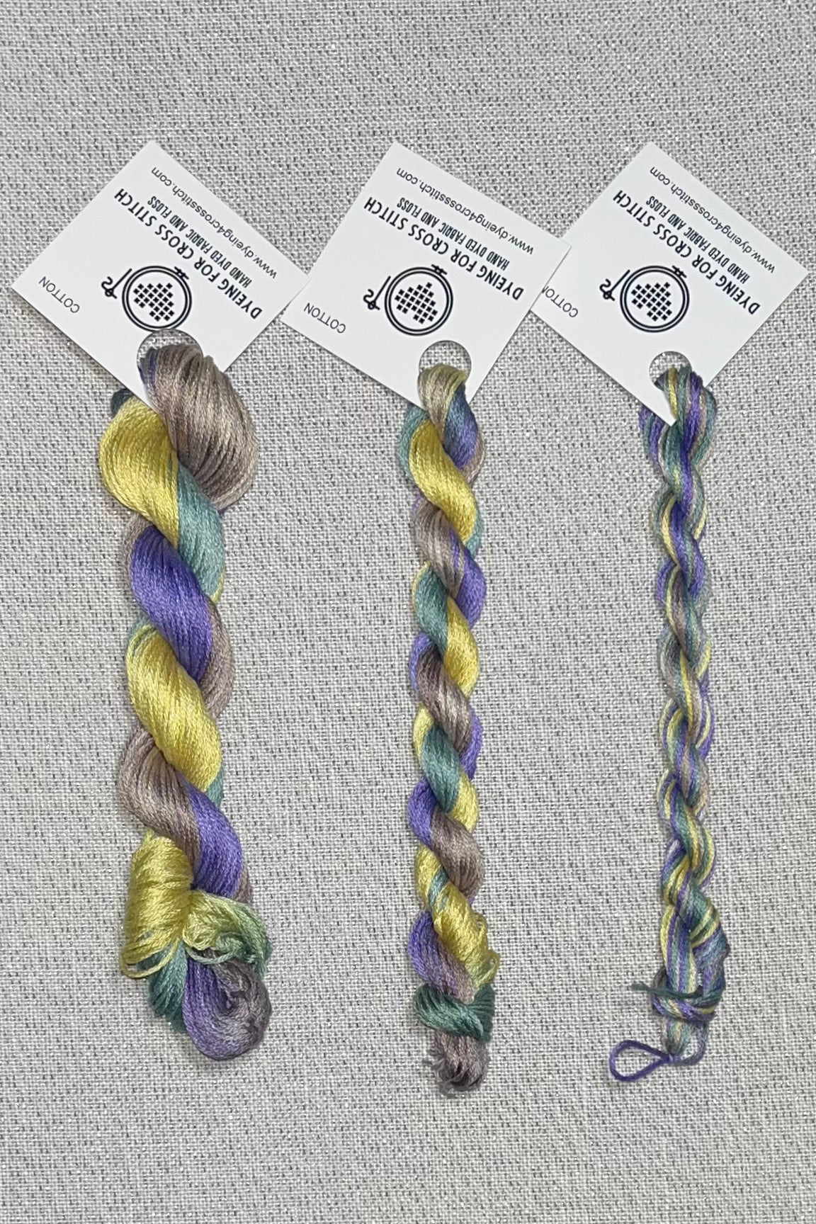 Cotton hand dyed floss - Impish