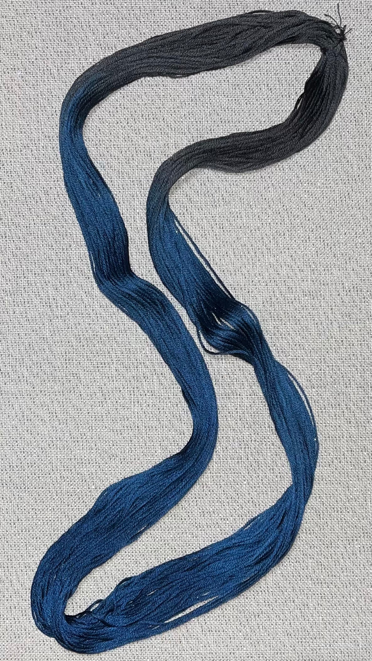 Cotton hand dyed floss - Midnight