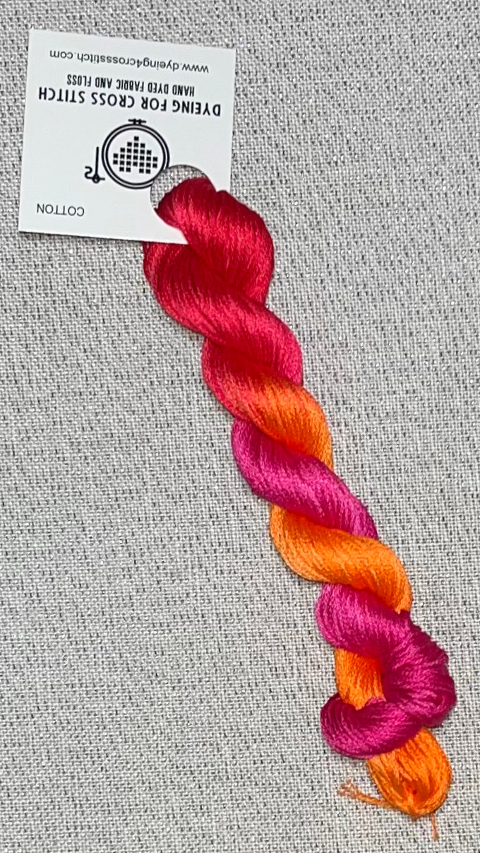 Cotton hand dyed floss - Gerber