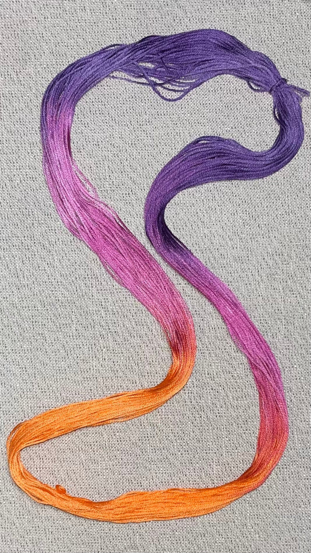 Cotton hand dyed floss - Snapdragons