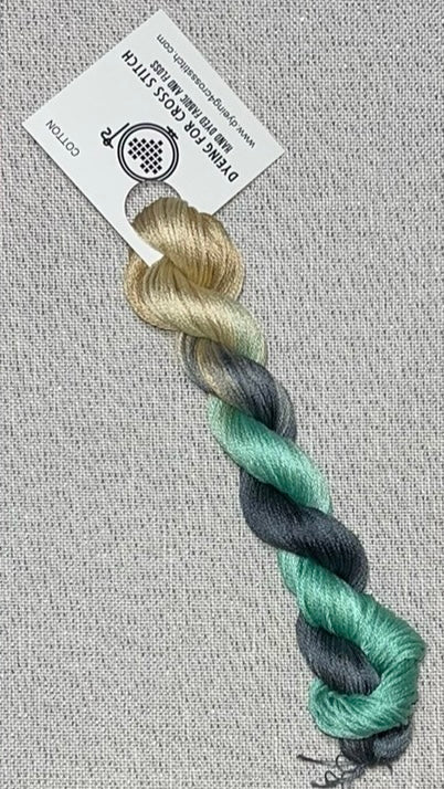 Cotton hand dyed floss - Beachcomber