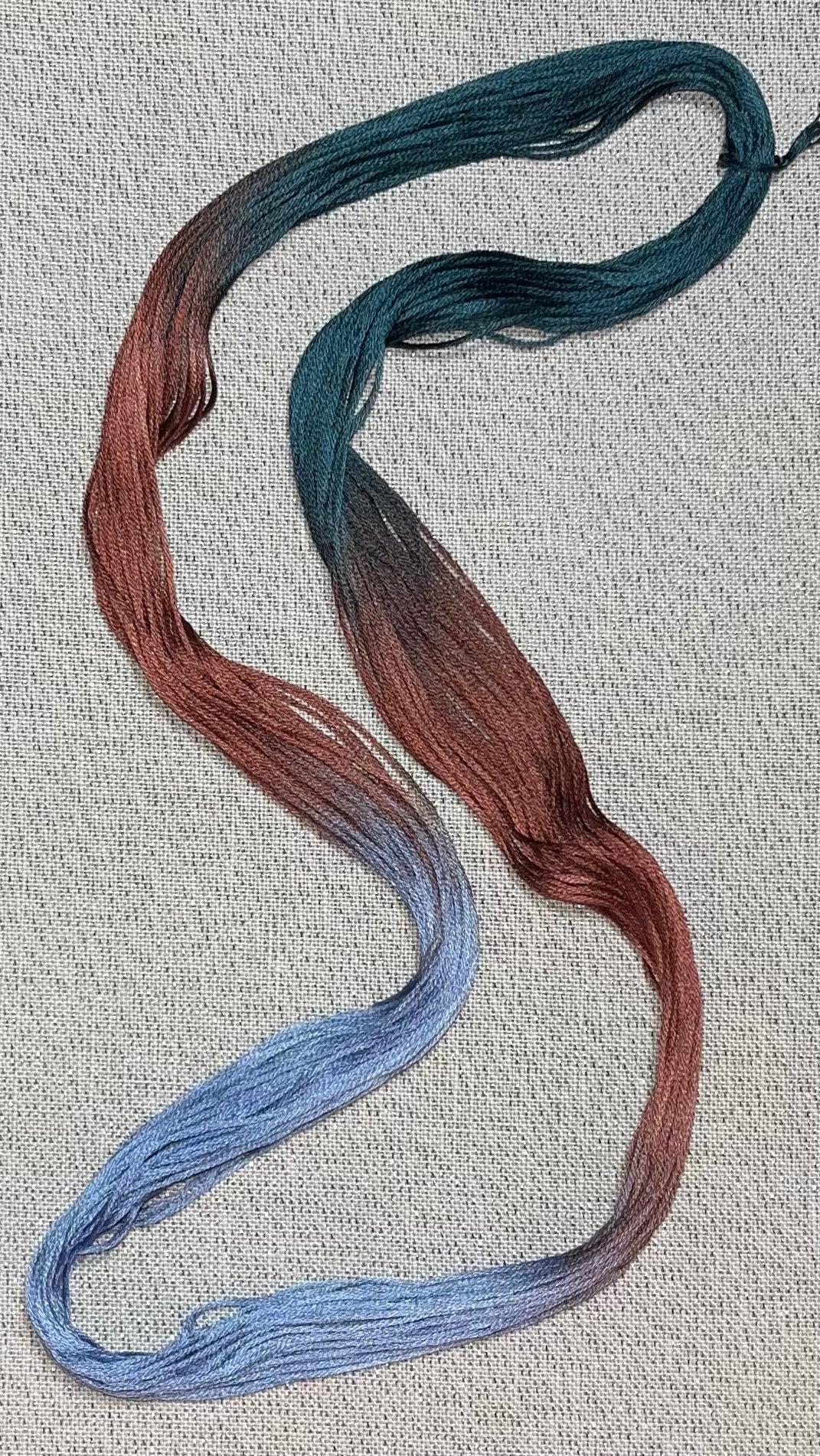 Cotton hand dyed floss - Russell