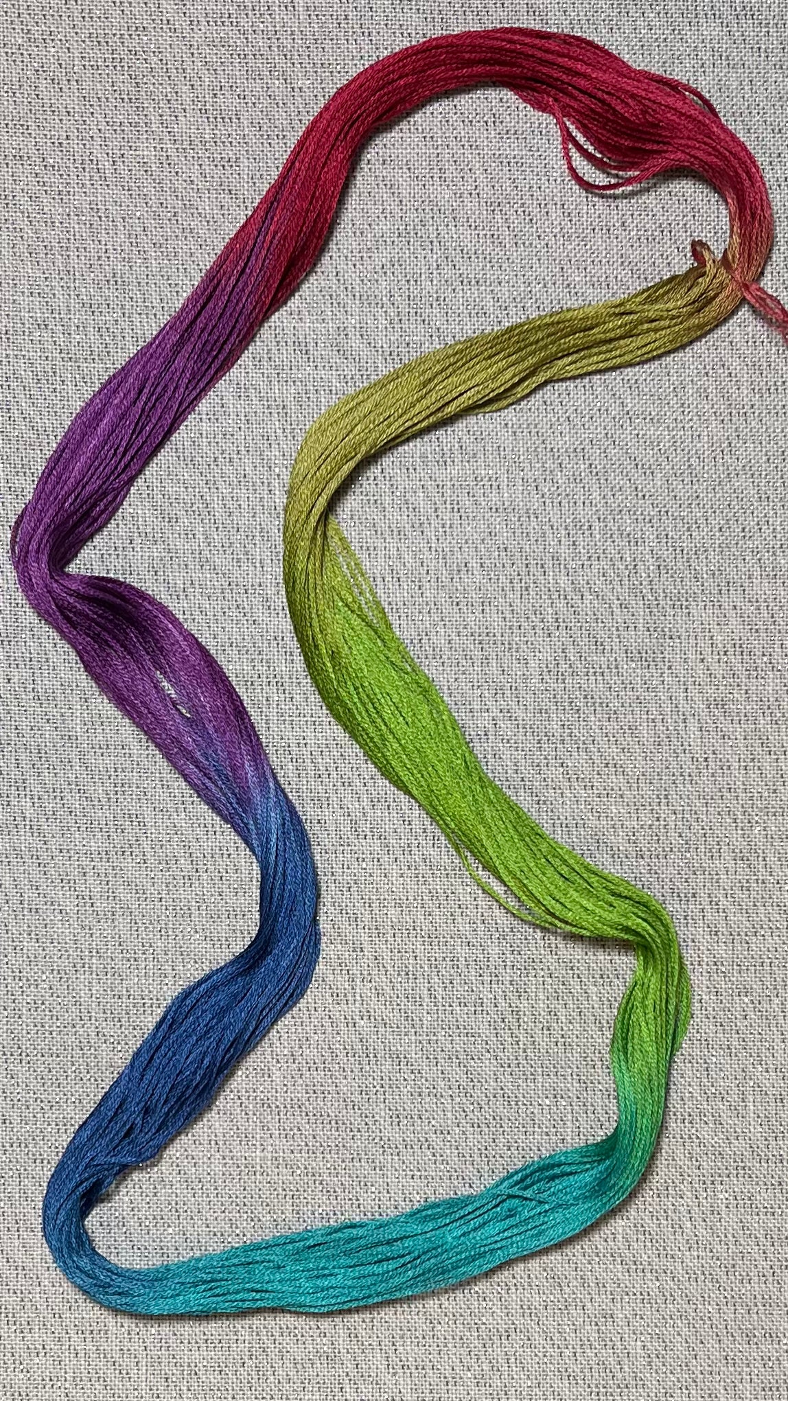 Cotton hand dyed floss - Bejewel