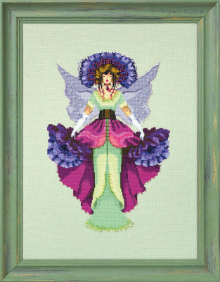 Mirabilia Designs - MD 192 -  February Amethyst Fairy pattern & embellishment pack