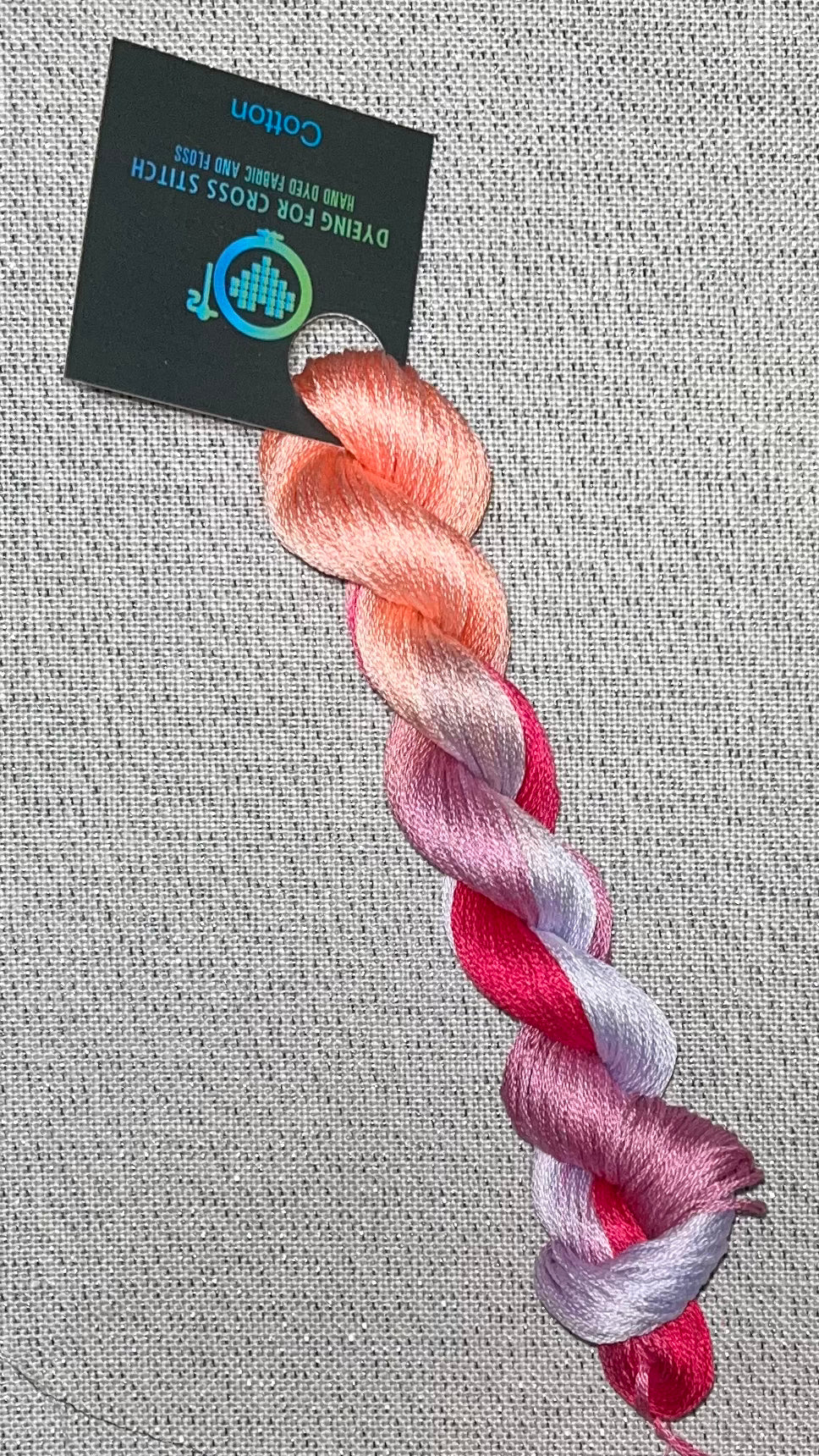 Cotton hand dyed floss - Impatiens