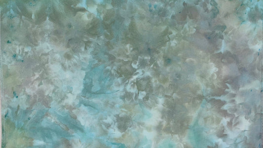 40ct lugana - 18x26.75 - Ice Dyed 3