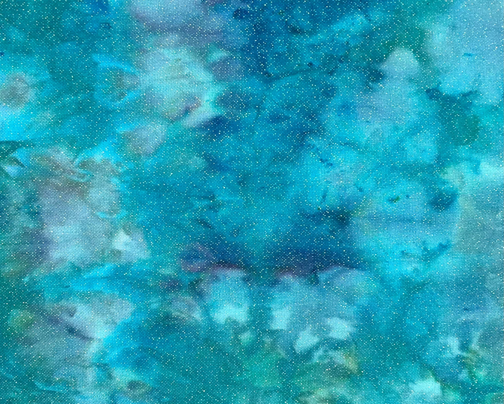 16ct opal aida - 18x21 -  Ice Dyed 3