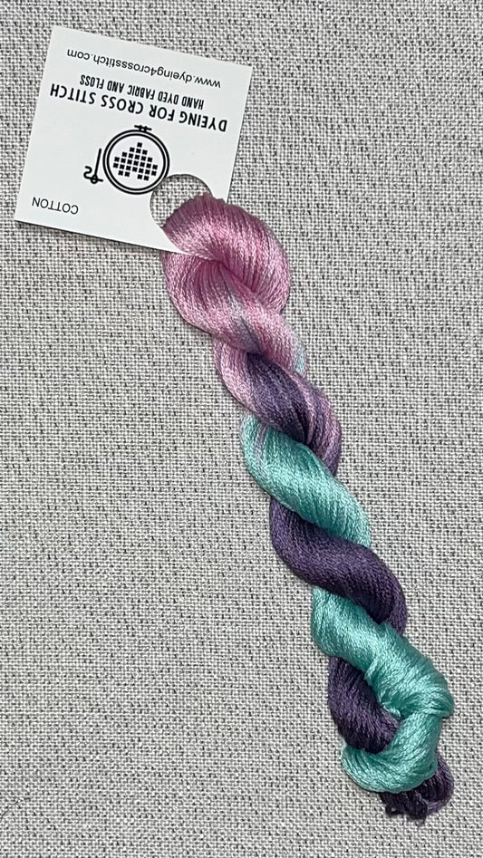 Cotton hand dyed floss - Unicorn