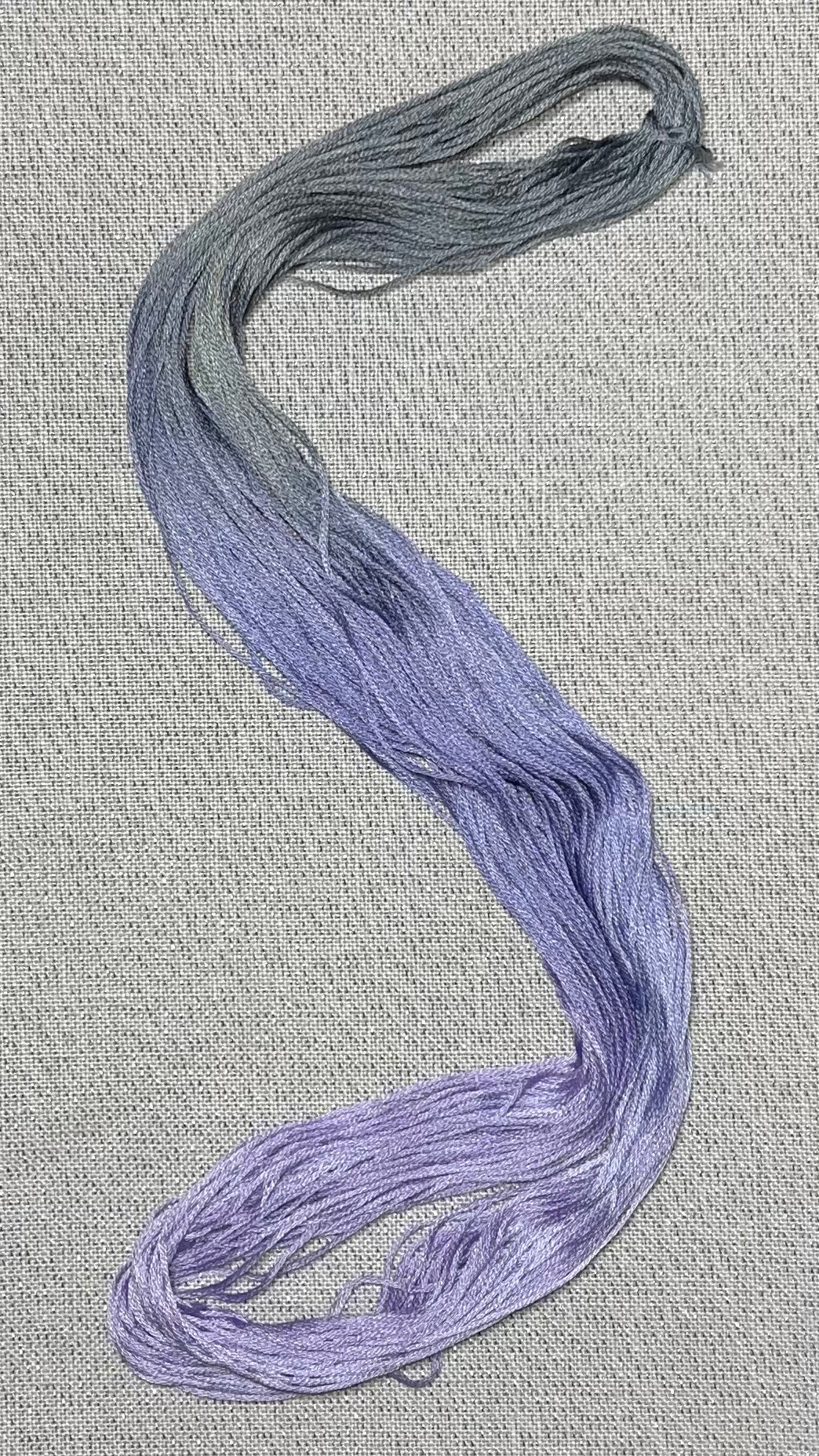 Cotton hand dyed floss - Lavender Mist