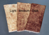 28ct linen - 18x27 - Toasted - Dark - Dyeing for Cross Stitch