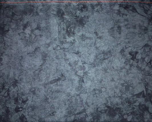 32ct linen - 13x18 - Grays w/ blue undertones - Dyeing for Cross Stitch