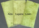 32ct linen - 18x27 - September FOTM - Dyeing for Cross Stitch