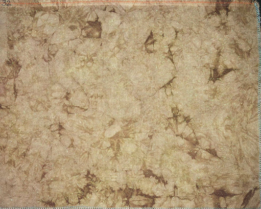 32ct linen opal - 13x18 - Tans & Browns - Dyeing for Cross Stitch