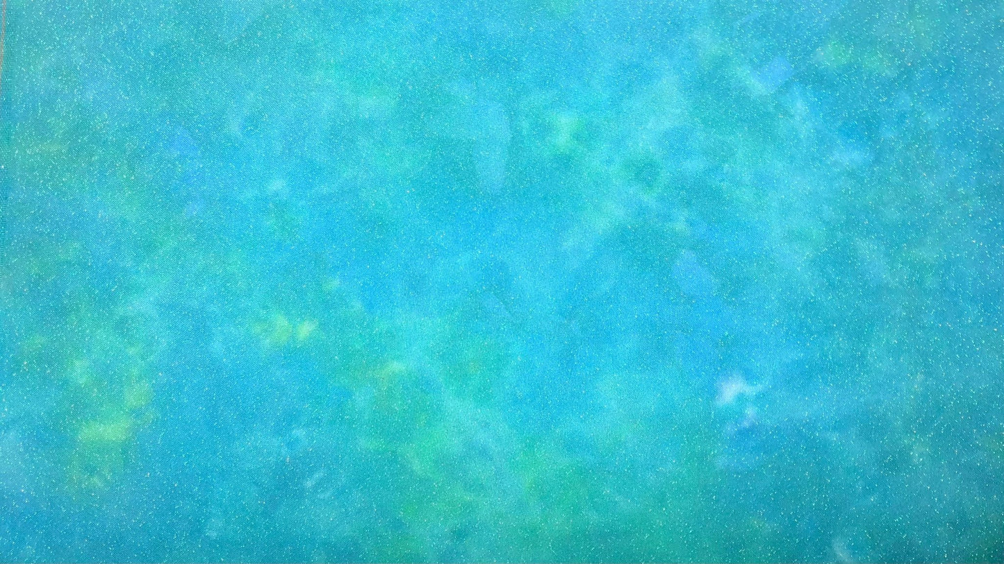 32ct opal lugana - 18x27 - Blues & Greens - Dyeing for Cross Stitch
