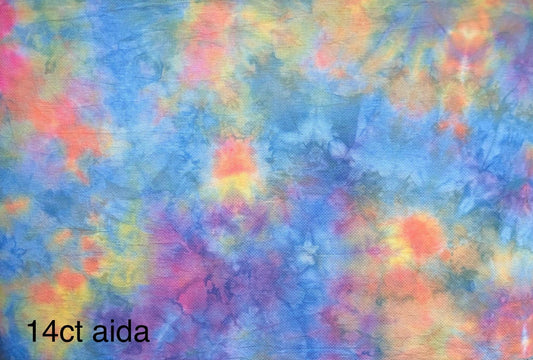 Aida - Coral Reef - Dyeing for Cross Stitch