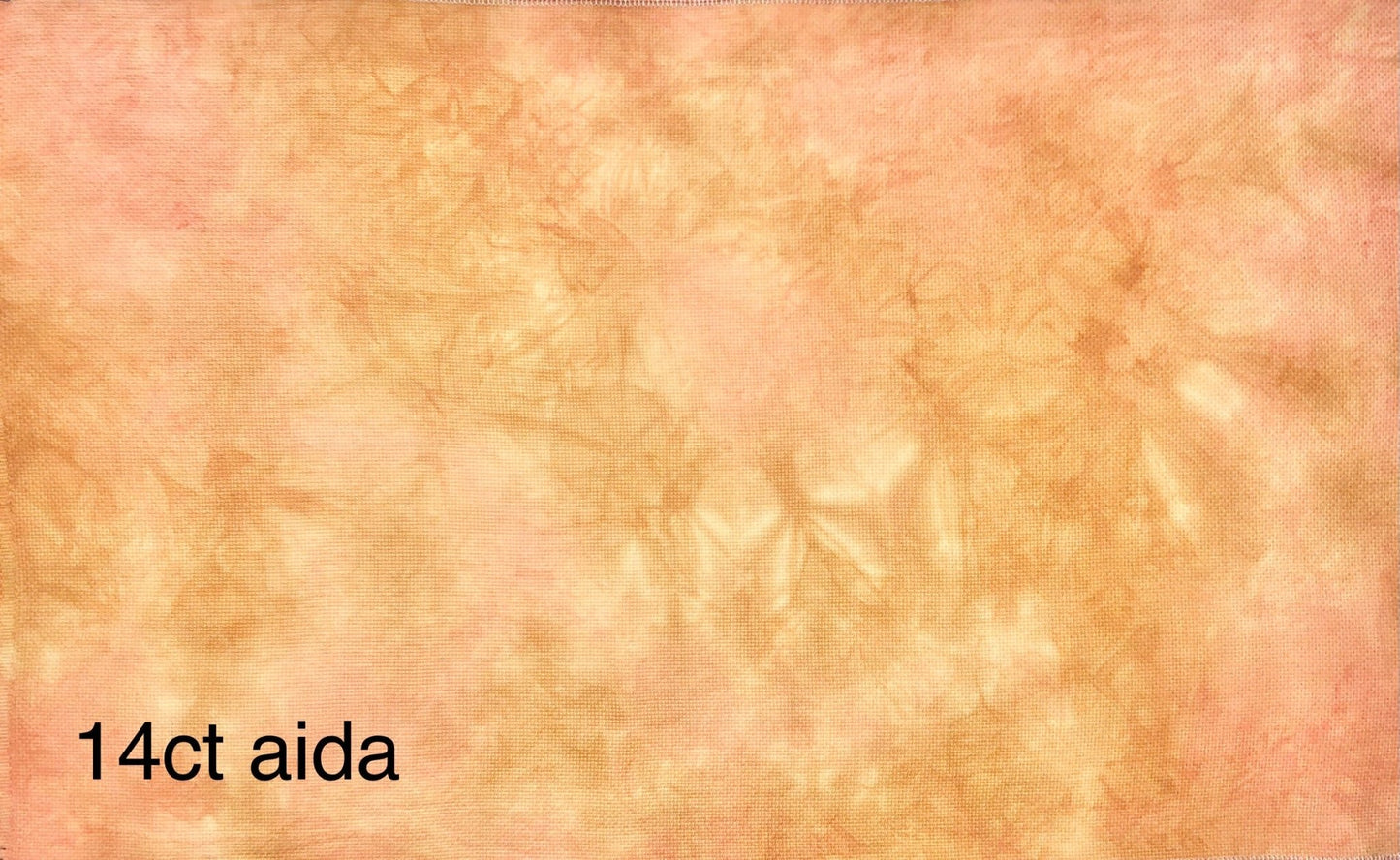 Aida - Goldenrod - Dyeing for Cross Stitch